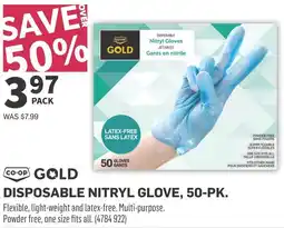 Co-op Disposable nitryl glove offer