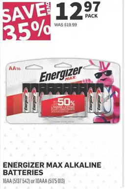 Co-op Energizer max alkaline batteries offer