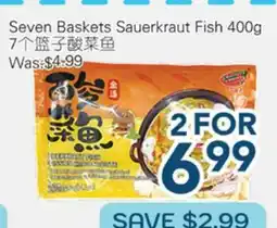 Oceans Fresh Food Market Seven Baskets Sauerkraut Fish offer