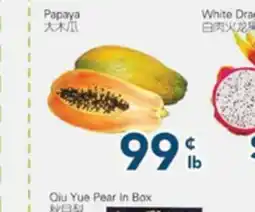 Oceans Fresh Food Market Papaya offer