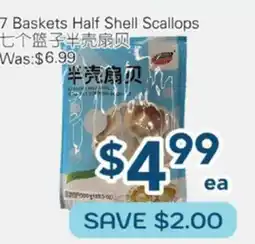 Oceans Fresh Food Market 7 Baskets Half Shell Scallops offer