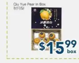 Oceans Fresh Food Market Qiu Yue Pear In Box offer