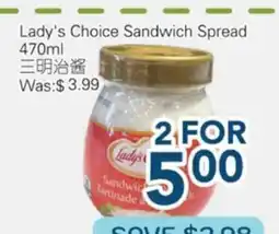 Oceans Fresh Food Market Lady's Choice Sandwich Spread offer