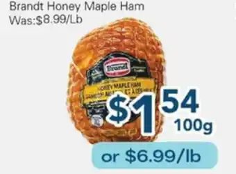 Oceans Fresh Food Market Brandt Honey Maple Ham offer