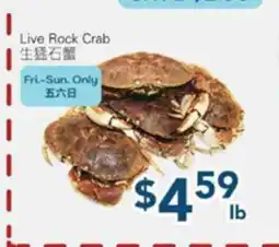 Oceans Fresh Food Market Live Rock Crab offer