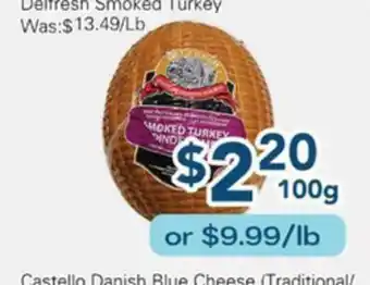 Oceans Fresh Food Market Delfresh Smoked Turkey offer