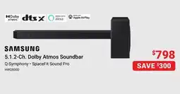 Visions Electronics Samsung Q Series 5.1.2 Ch. Dolby Atmos Soundbar offer