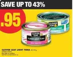 No Frills CLOVER LEAF LIGHT TUNA offer