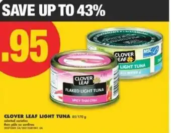 No Frills CLOVER LEAF LIGHT TUNA offer