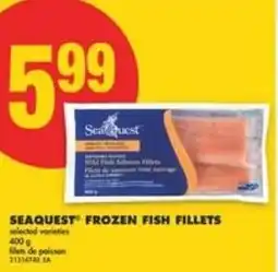 No Frills Seaquest frozen fish fillets offer