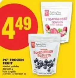 No Frills Pc frozen fruit offer