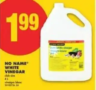 No Frills No name white vinegar offer