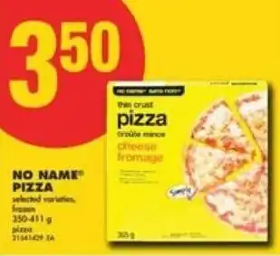 No Frills No name pizza offer