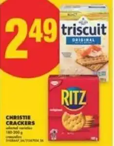 No Frills Christie crackers offer