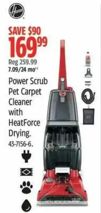 Canadian Tire Power Scrub Pet Carpet Cleaner with HeatForce Drying offer