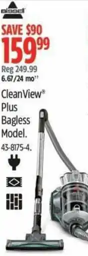 Canadian Tire Cleanview plus bagless model offer