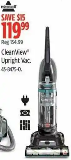 Canadian Tire Clean View Upright Vac offer