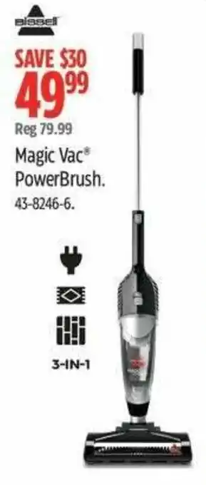 Canadian Tire Magic Vac PowerBrush offer