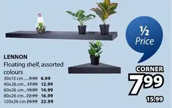 JYSK LENNON Floating shelf offer