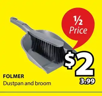 JYSK FOLMER Dustpan and broom offer