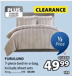 JYSK FURULUND 7-piece bed-in-a-bag offer