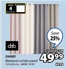 JYSK DARBY Blackout curtain panel offer