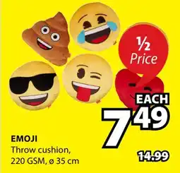 JYSK EMOJI Throw cushion offer