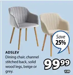 JYSK ADSLEV Dining chair offer