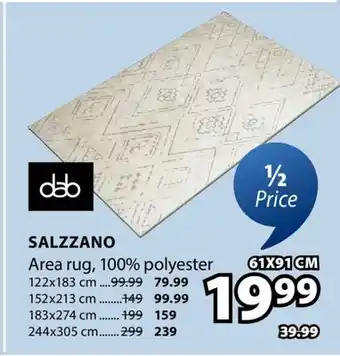 JYSK SALZZANO Area rug offer