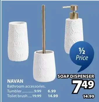 JYSK NAVAN Bathroom accessories offer