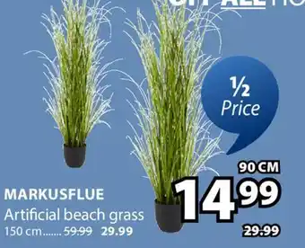 JYSK MARKUSFLUE Artificial beach grass offer