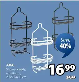 JYSK AVA Shower caddy, aluminum offer