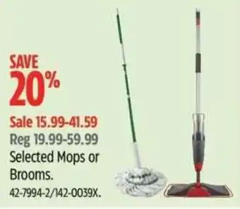 Canadian Tire Selected Mops or Brooms offer