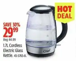 Canadian Tire Cordless electric glass kettle offer