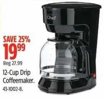 Canadian Tire 12-Cup Drip Coffeemaker offer