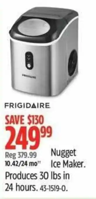 Canadian Tire Frigidaire nugget ice maker offer