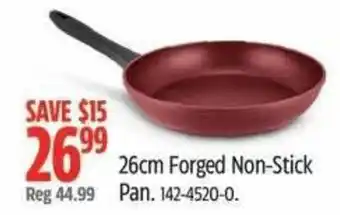 Canadian Tire Forged non-stick pan offer