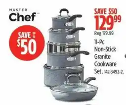 Canadian Tire Master chef non-stick granite cookware set offer