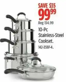 Canadian Tire Master chef Stainless-Steel Cookset offer