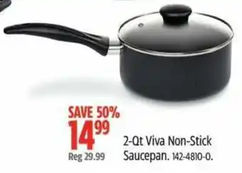 Canadian Tire T-fal viva non-stick saucepan offer