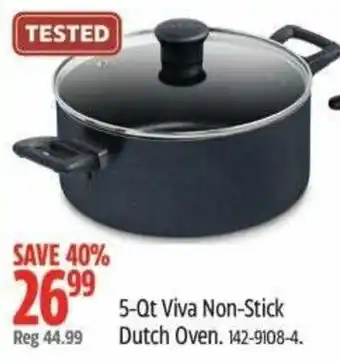 Canadian Tire T-fal viva non-stick dutch oven offer