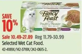 Canadian Tire Selected Wet Cat Food offer