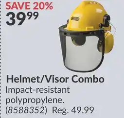 Princess Auto Helmet/Visor Combo offer