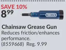 Princess Auto Chainsaw Grease Gun offer