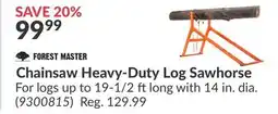 Princess Auto Chainsaw Heavy-Duty Log Sawhorse offer