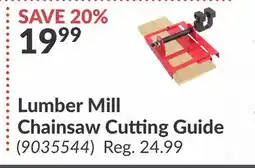 Princess Auto Lumber Mill Chainsaw Cutting Guide offer