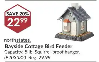 Princess Auto Bayside Cottage Bird Feeder offer