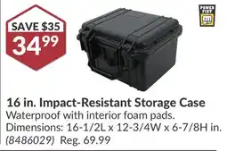 Princess Auto 16 in. Impact-Resistant Storage Case offer