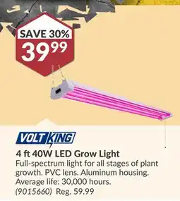 Princess Auto 4 ft 40W LED Grow Light offer