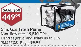 Princess Auto 3 in. Gas Trash Pump offer